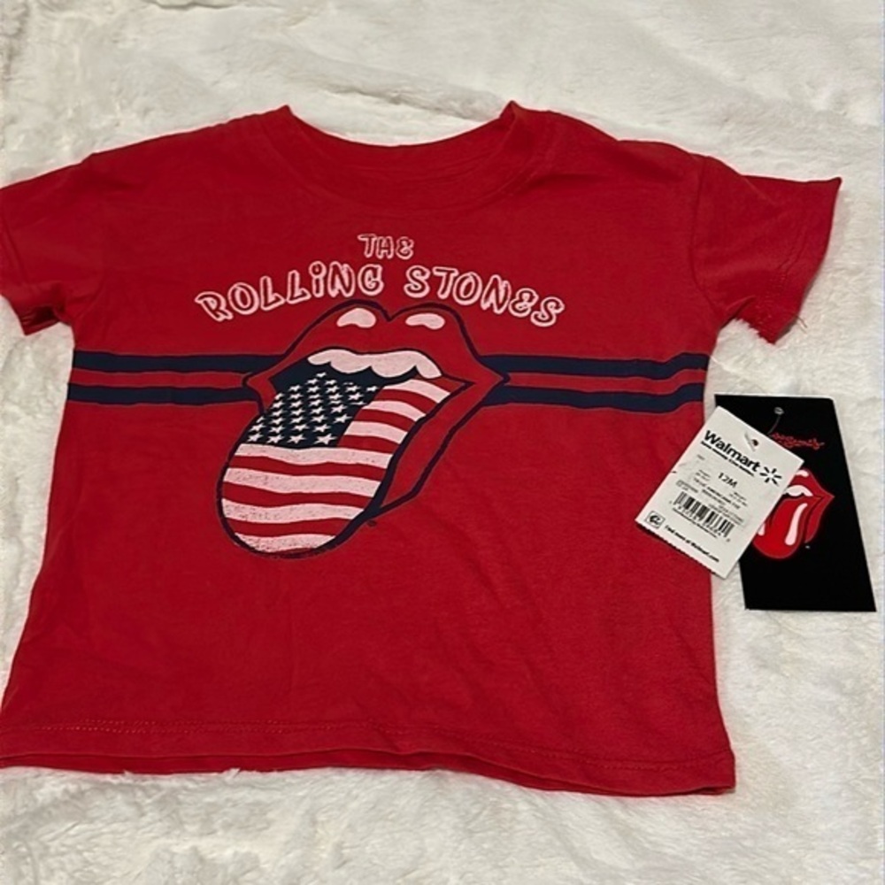 The Rolling Stones Toddler Boys or Girls Americana Crewneck T-Shirt 12M